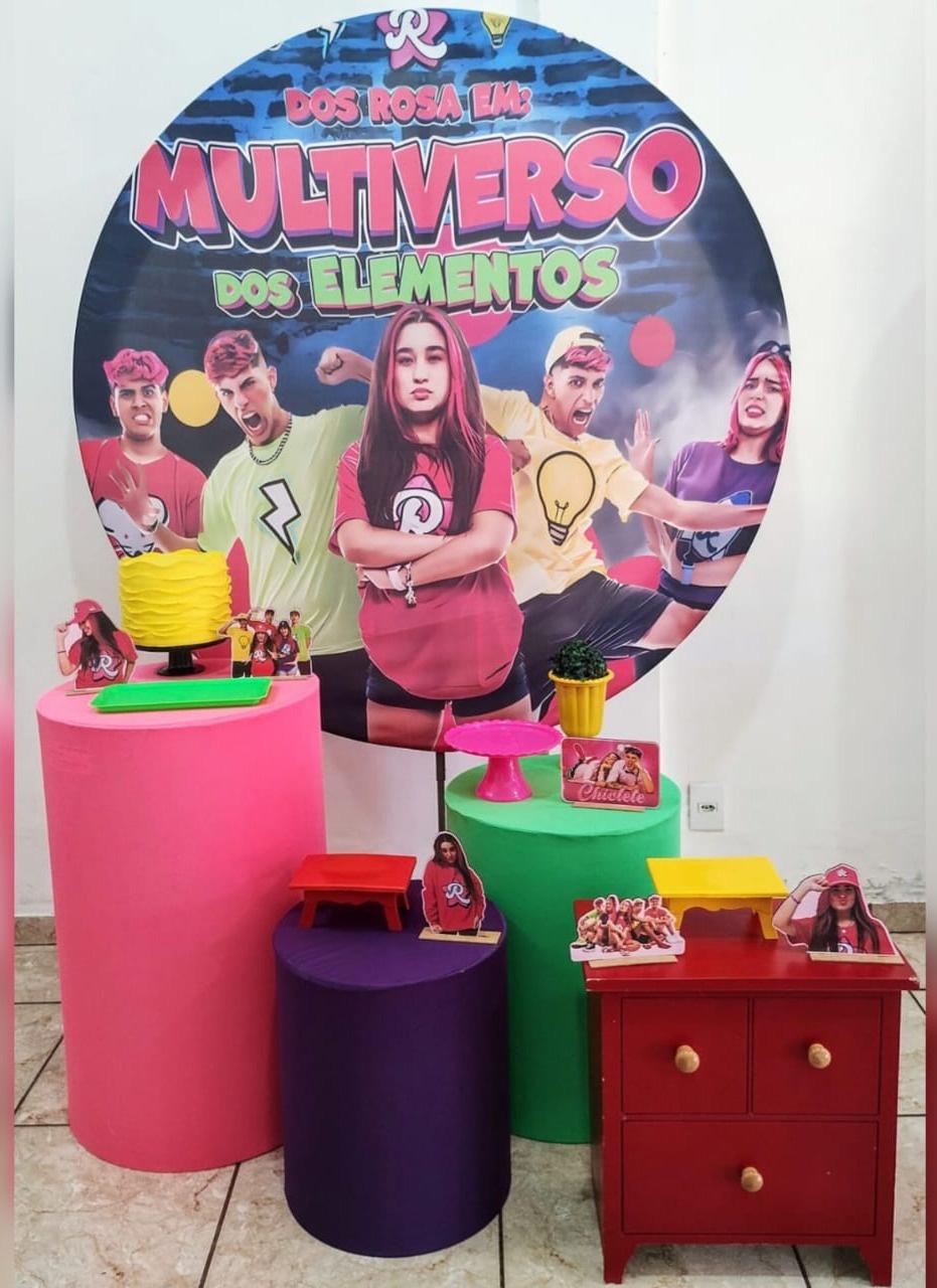 Kit Diamante Emilly Vick / dos Rosa  - CARLA CHIESA FESTAS
