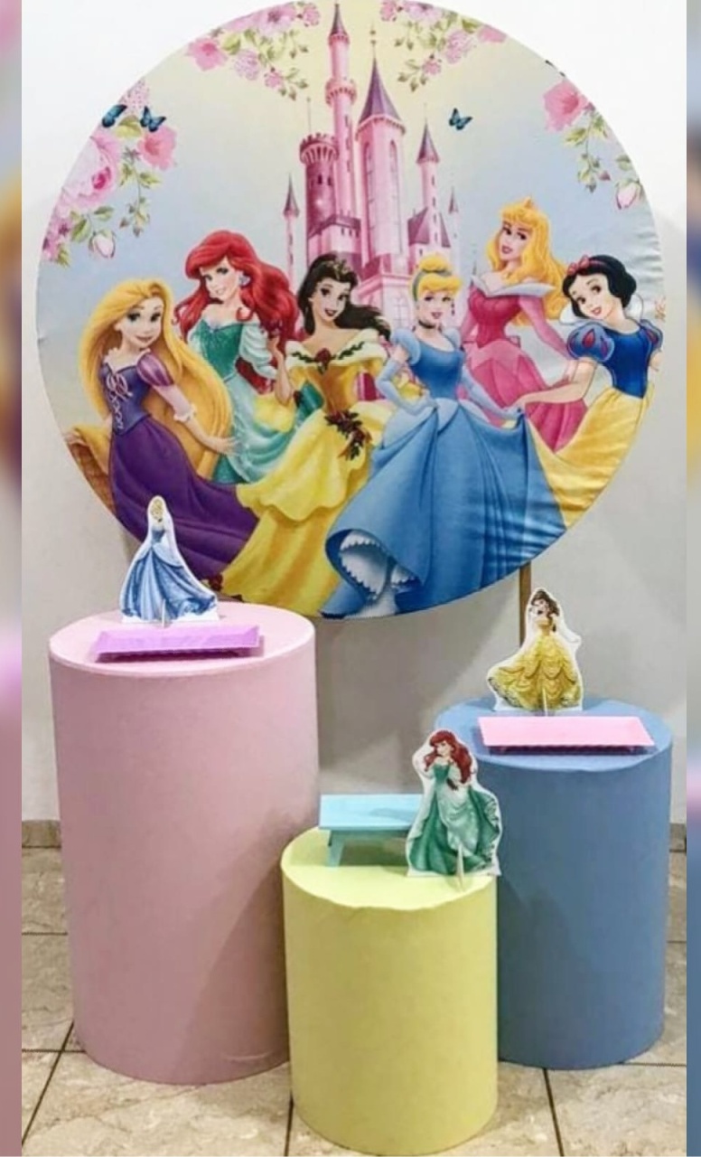 Kit Prata Princesas Disney  - CARLA CHIESA FESTAS