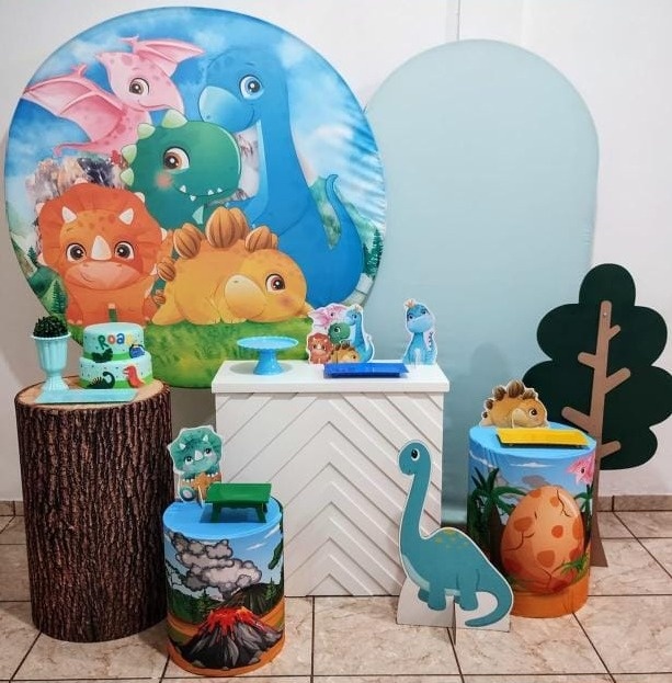 Kit Esmeralda Dino Baby - CARLA CHIESA FESTAS