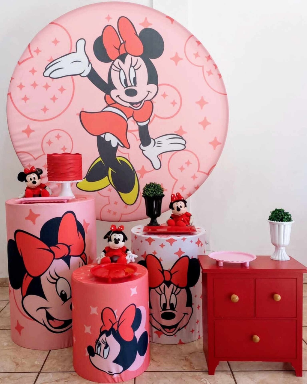 Kit Diamante Minnie Vermelha - CARLA CHIESA FESTAS