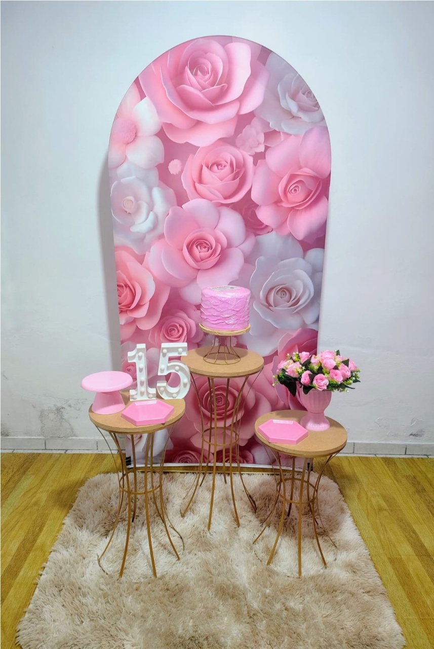 Kit Floral 3D - 15 Anos - CARLA CHIESA FESTAS