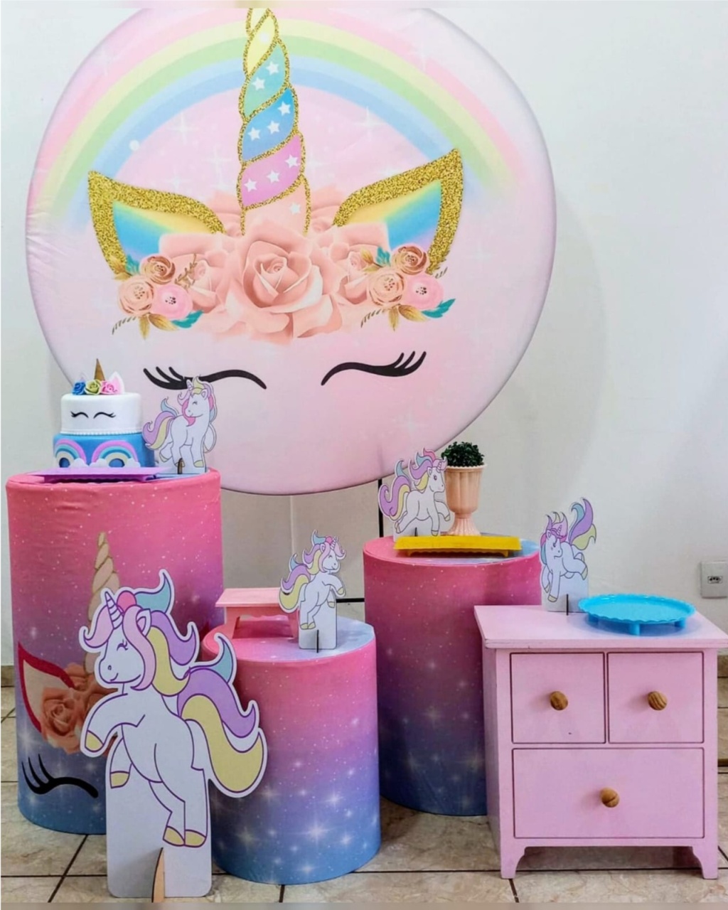 Kit Diamante Unicórnio 2  - CARLA CHIESA FESTAS