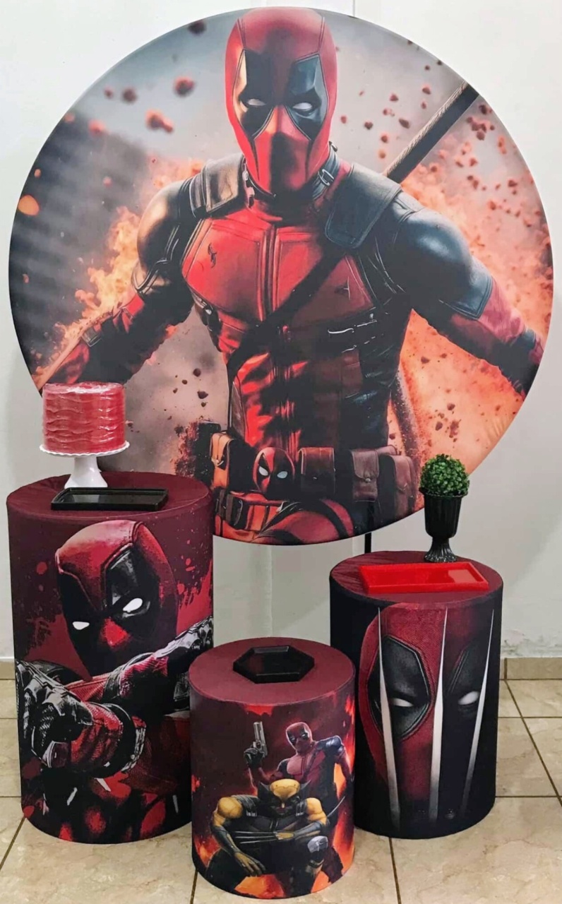 Kit Prata Deadpool - CARLA CHIESA FESTAS