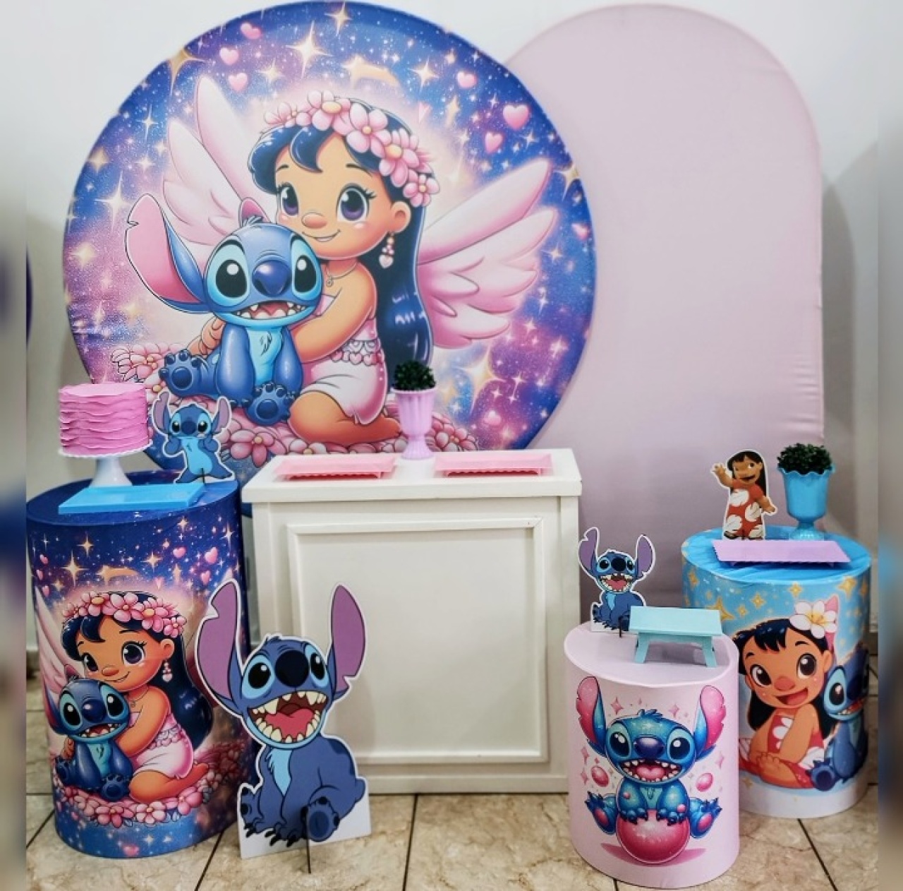 Kit Esmeralda Lilo Anjo E Stitch 3 - CARLA CHIESA FESTAS