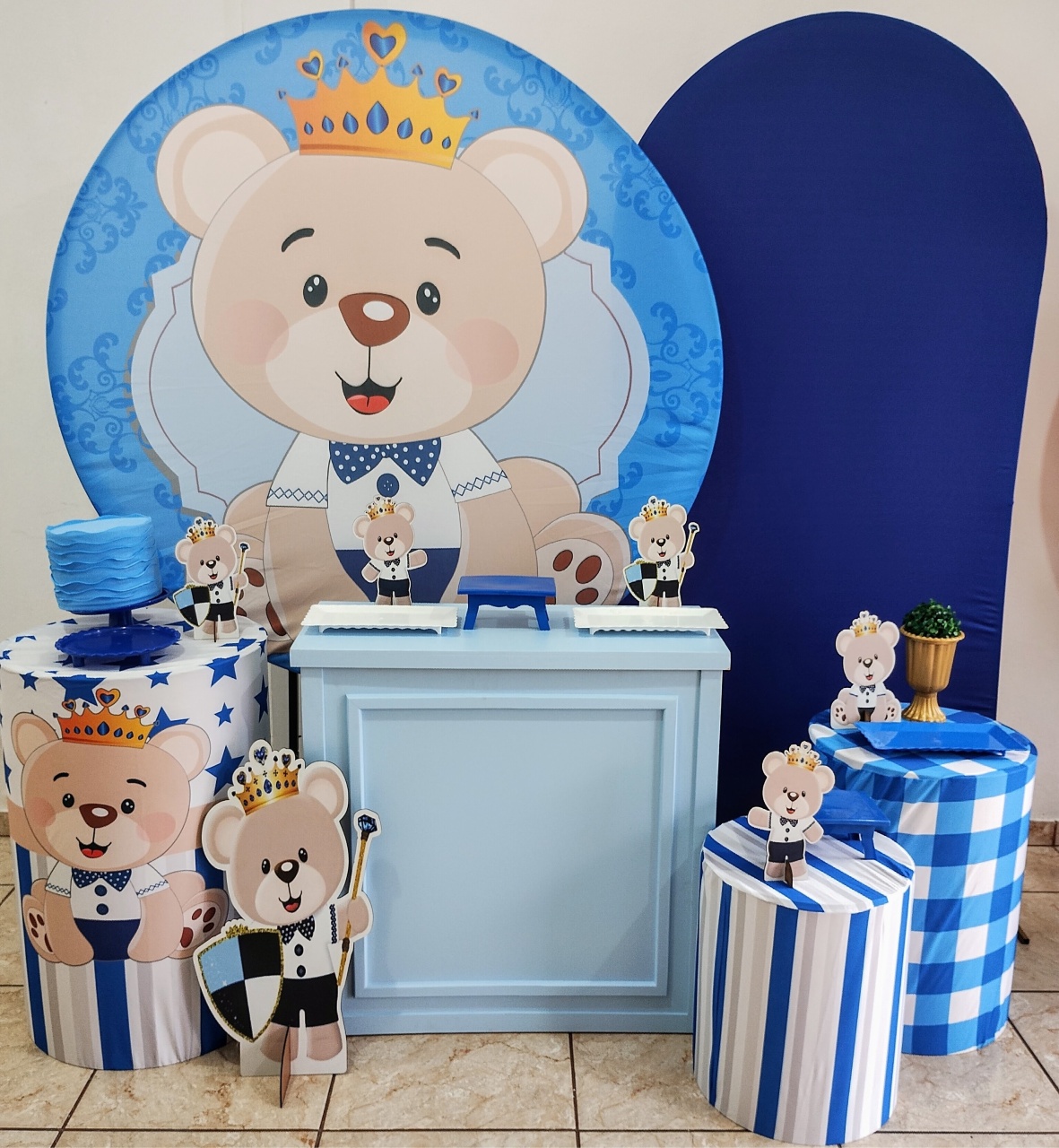 Kit Esmeralda Urso Príncipe - CARLA CHIESA FESTAS