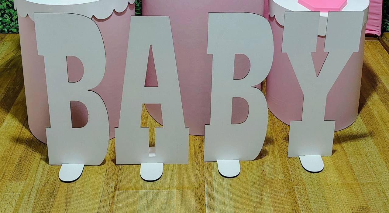 Letras de Chão Baby - 60 Cm - CARLA CHIESA FESTAS