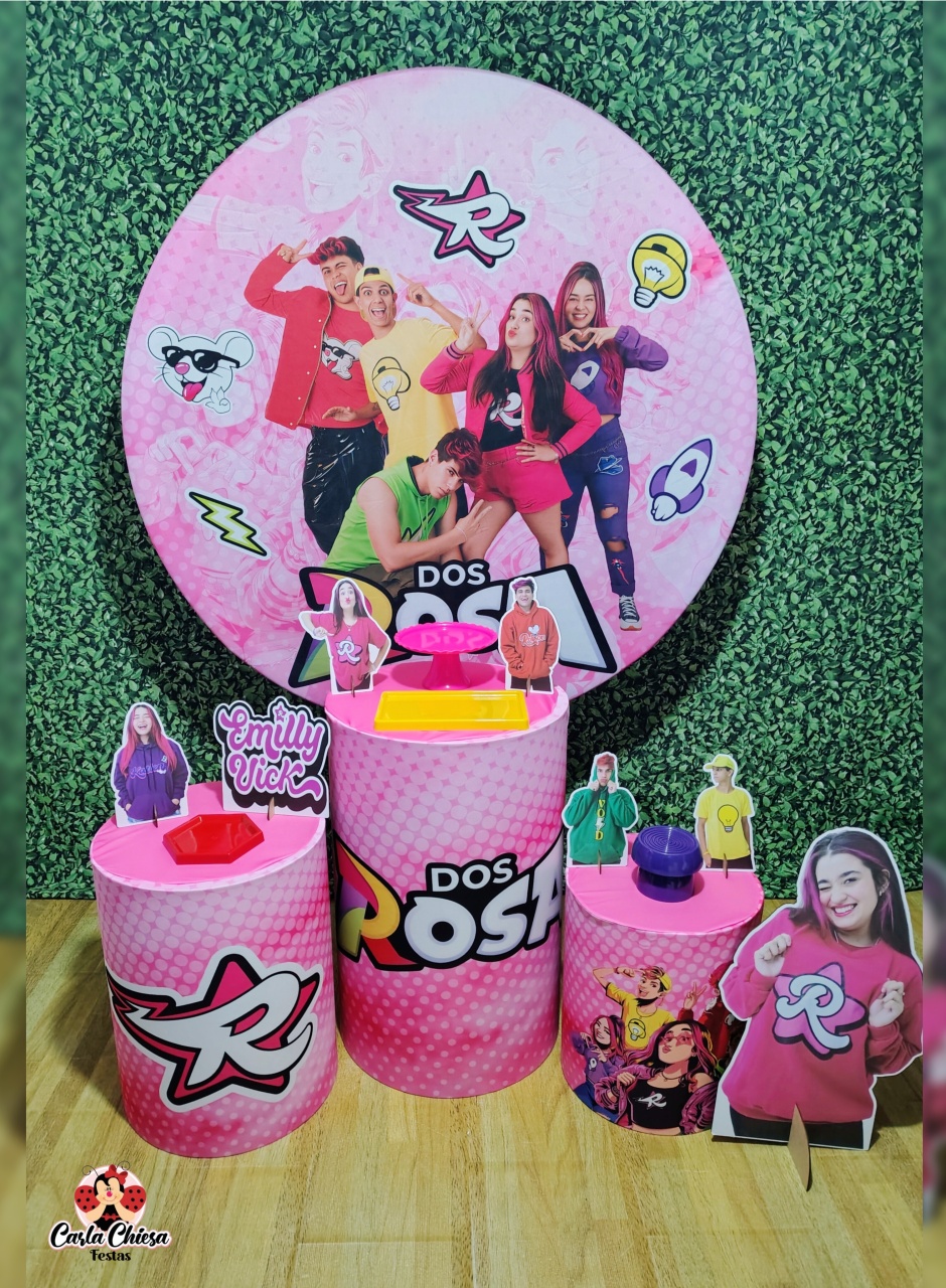 Kit Prata Emilly Vick / dos Rosa - CARLA CHIESA FESTAS