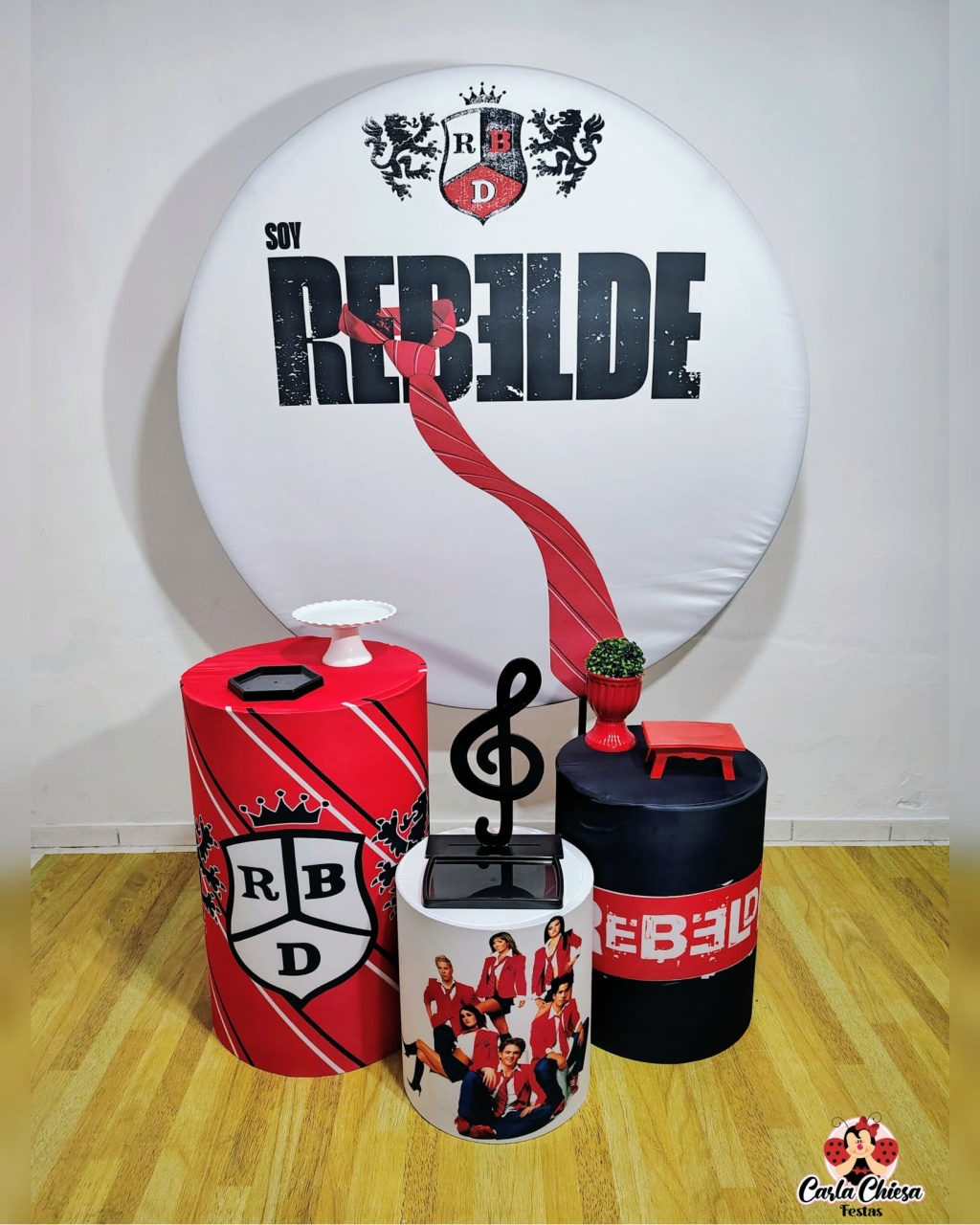 Kit Prata Rbd Rebelde   - CARLA CHIESA FESTAS
