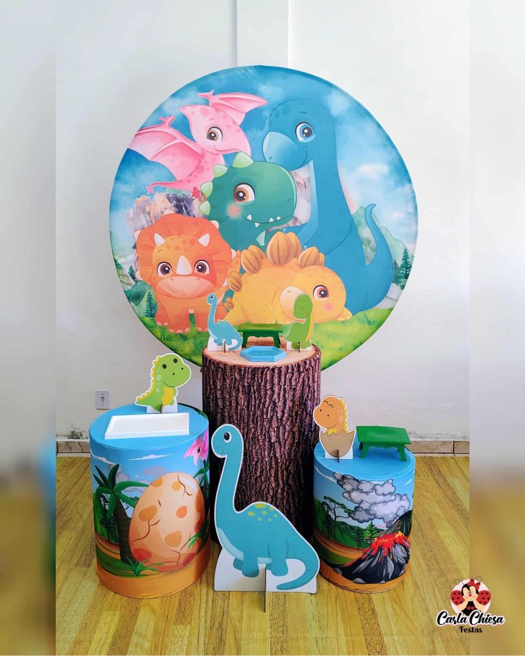 Kit Essencial Dino Baby - CARLA CHIESA FESTAS