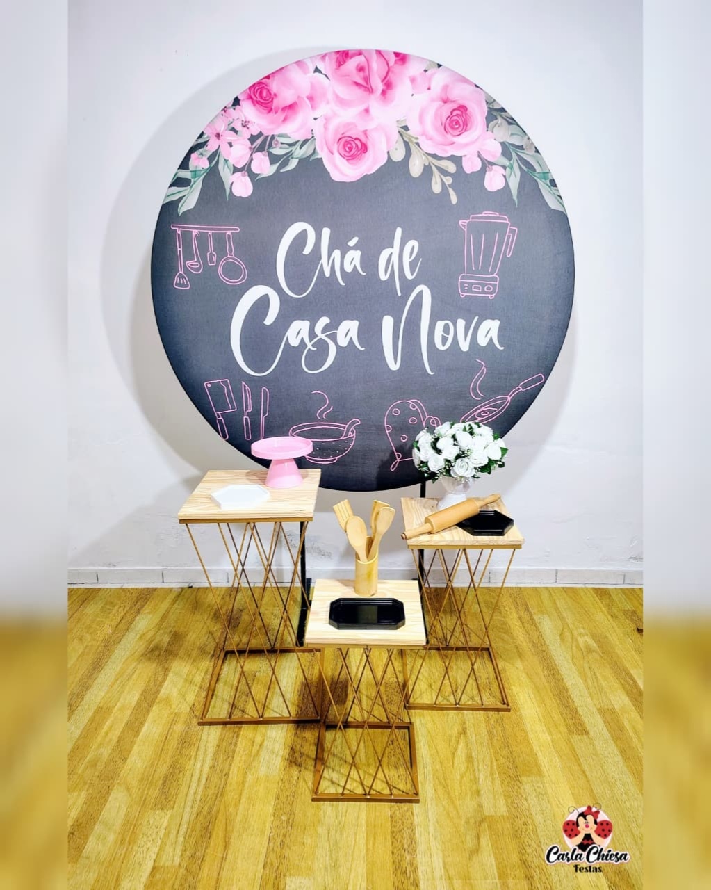 Chá Casa Nova 1 C/ Mesa Ferro - CARLA CHIESA FESTAS