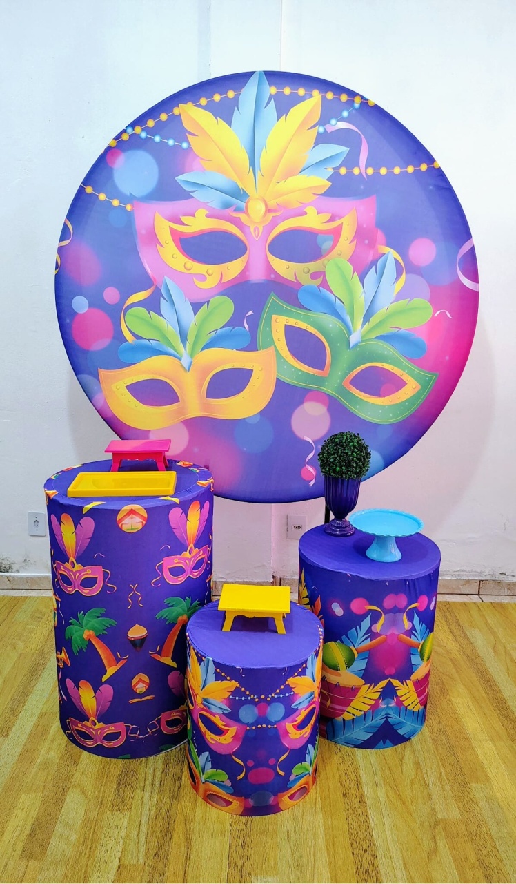 Kit Prata Festa Fantasia/Mascaras - CARLA CHIESA FESTAS