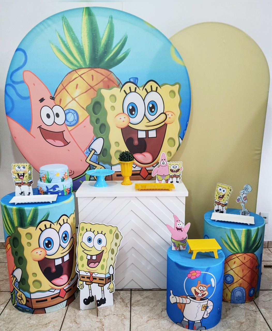 Kit Esmeralda Bob Esponja  - CARLA CHIESA FESTAS