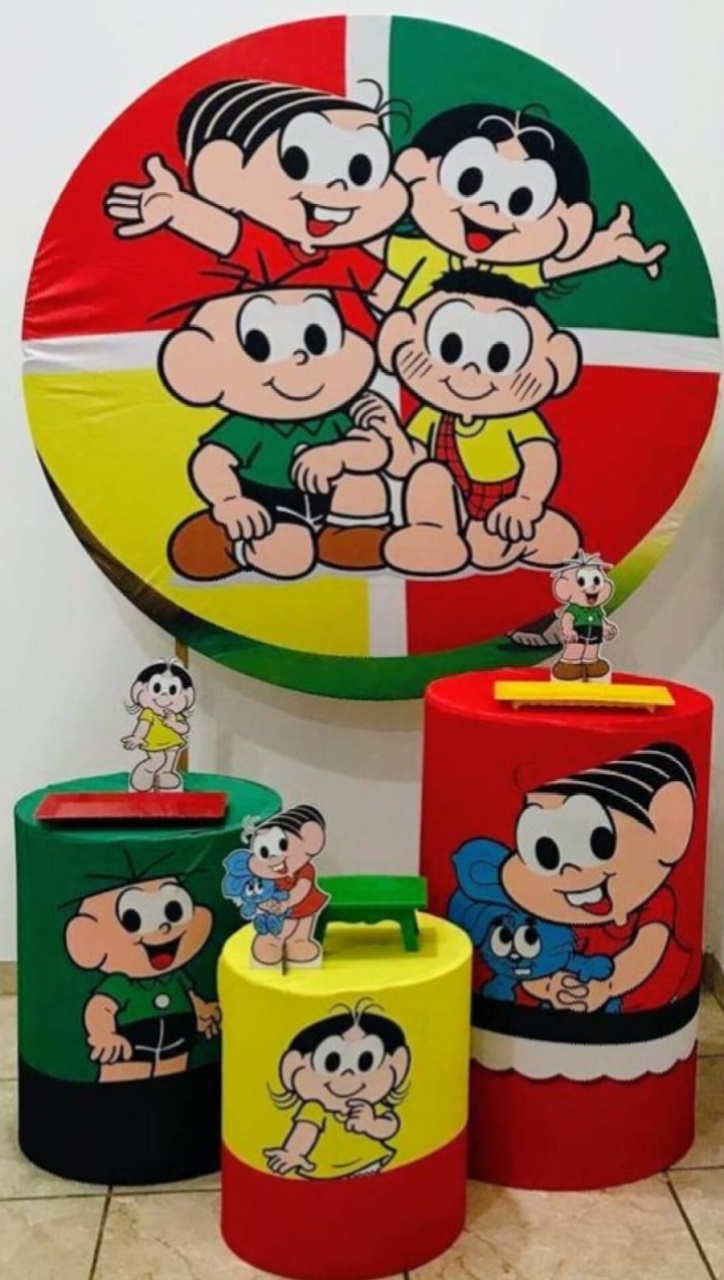 Kit Prata Turma da Mônica  - CARLA CHIESA FESTAS