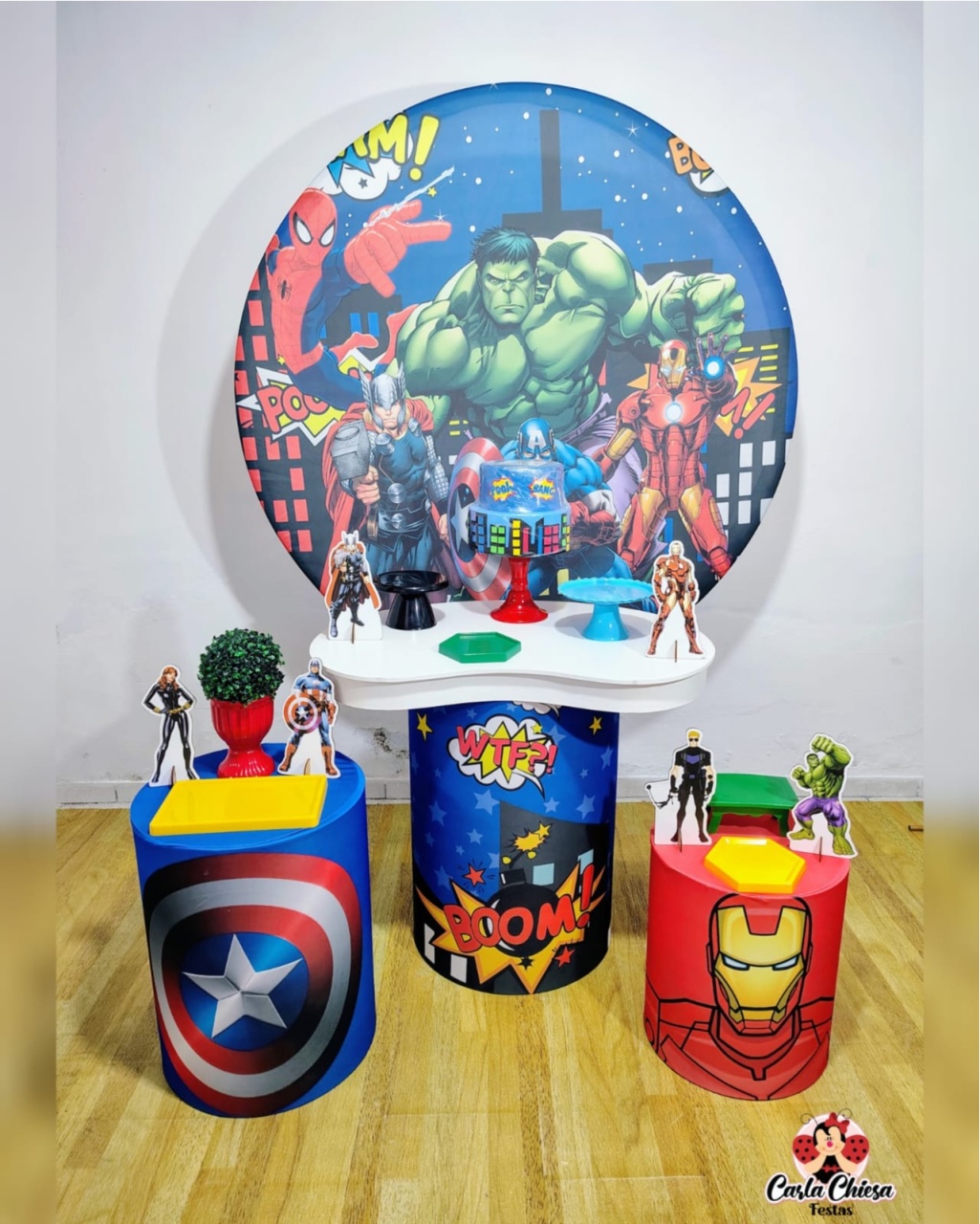 Linha Organica Vingadores - CARLA CHIESA FESTAS