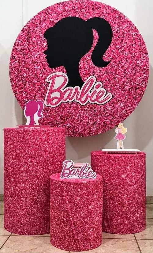 Kit Prata Barbie Silhueta  - CARLA CHIESA FESTAS