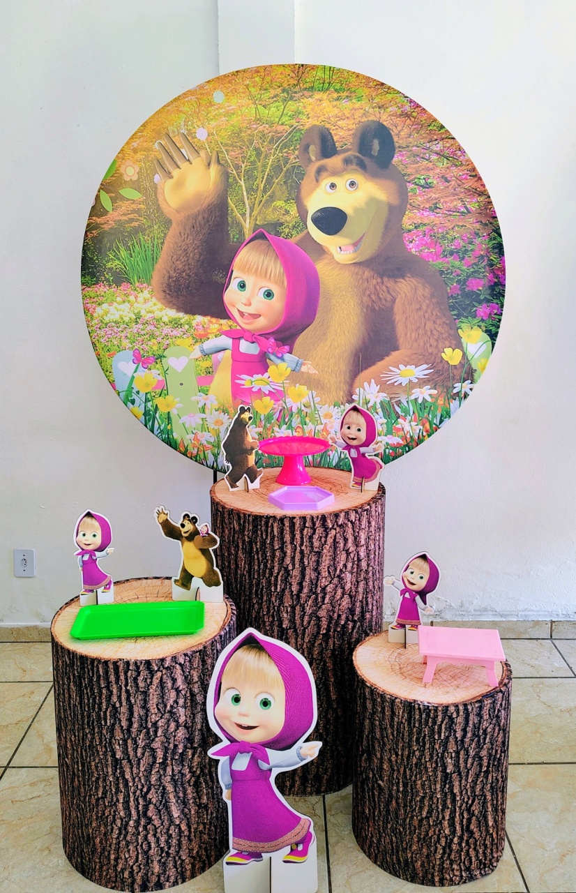 Kit Prata Masha E Urso - CARLA CHIESA FESTAS