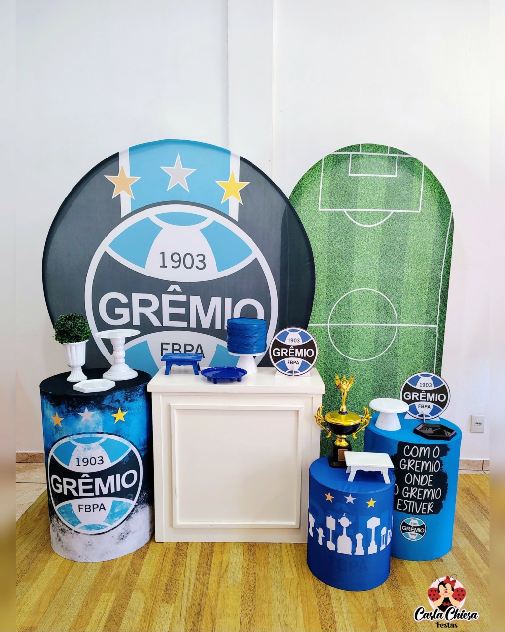Kit Esmeralda Grêmio (Romano de Futebol) - CARLA CHIESA FESTAS