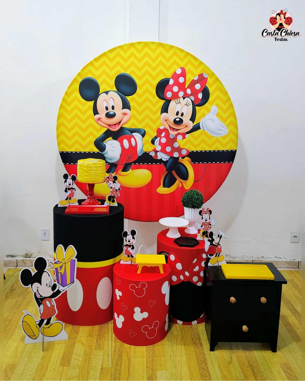 Kit Diamante Mickey E Minnie - CARLA CHIESA FESTAS
