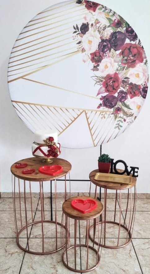 Kit Floral Marsalla Love - CARLA CHIESA FESTAS