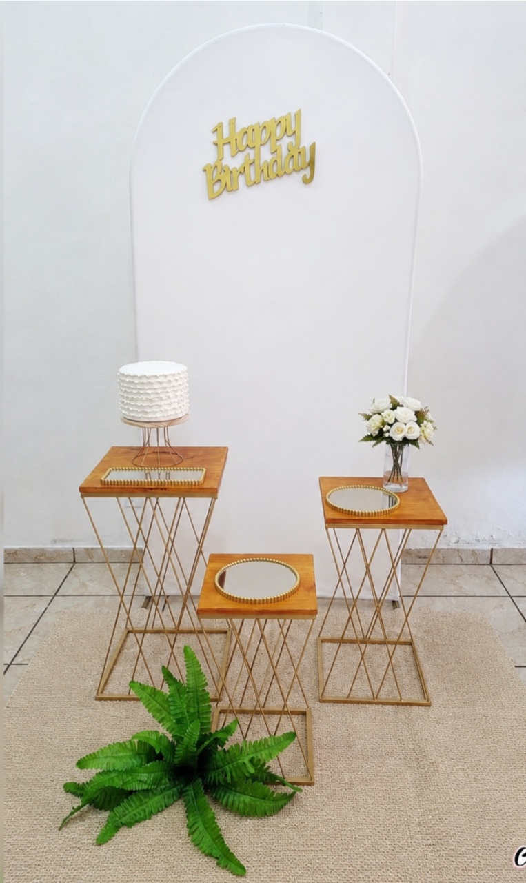 Kit Painel Romano Branco - CARLA CHIESA FESTAS