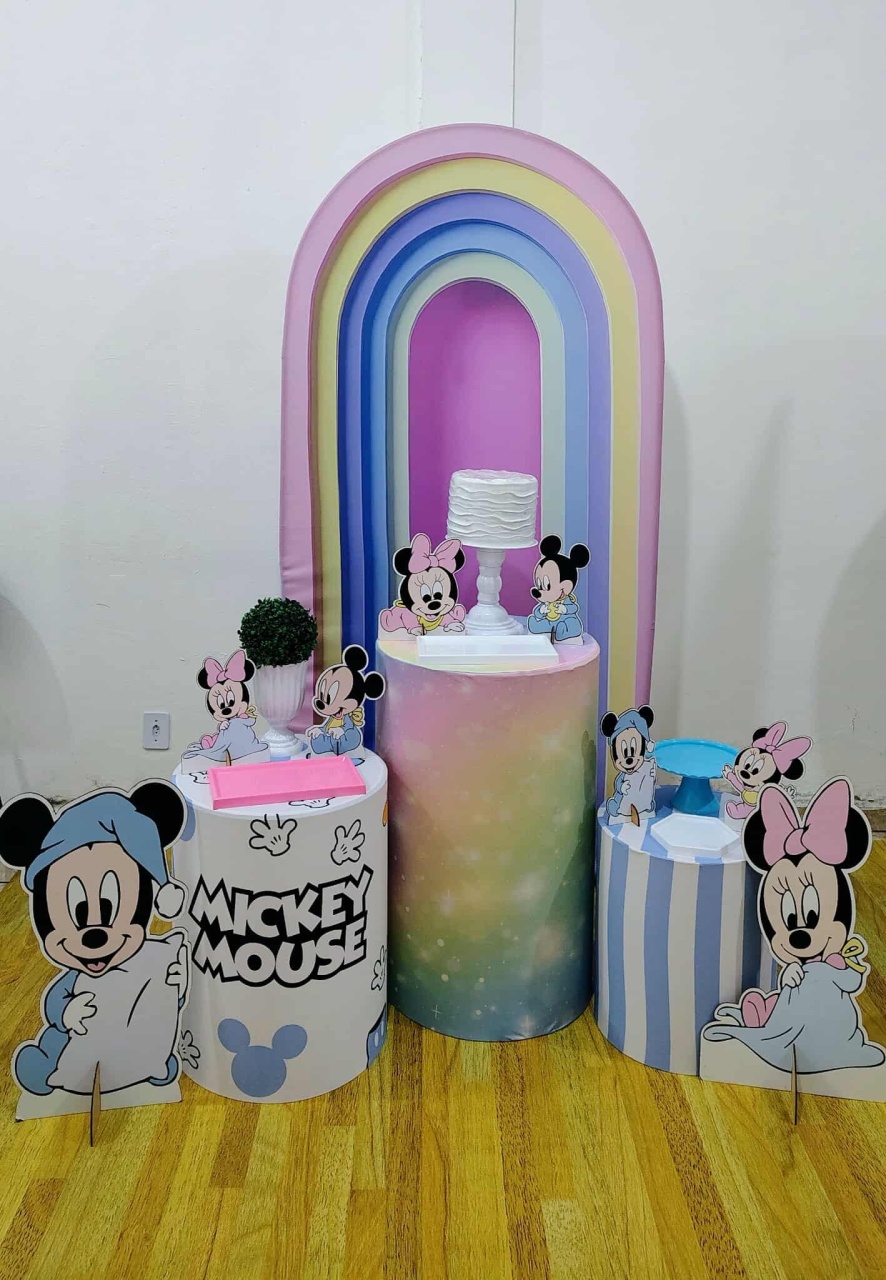 Kit Celebre Mickey E Minnie Baby - CARLA CHIESA FESTAS