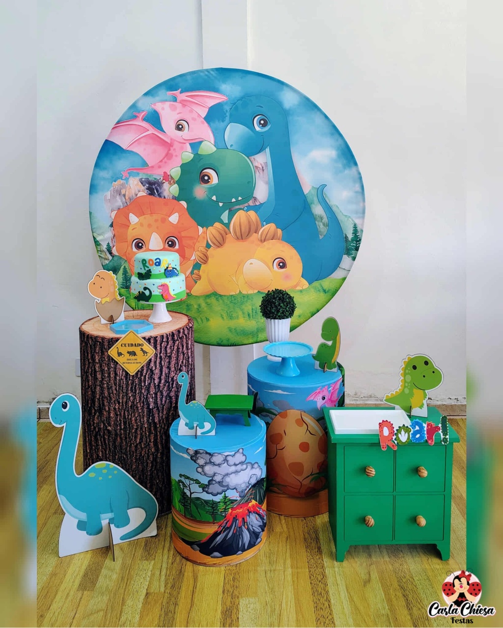 Kit Diamante Dino Baby - CARLA CHIESA FESTAS