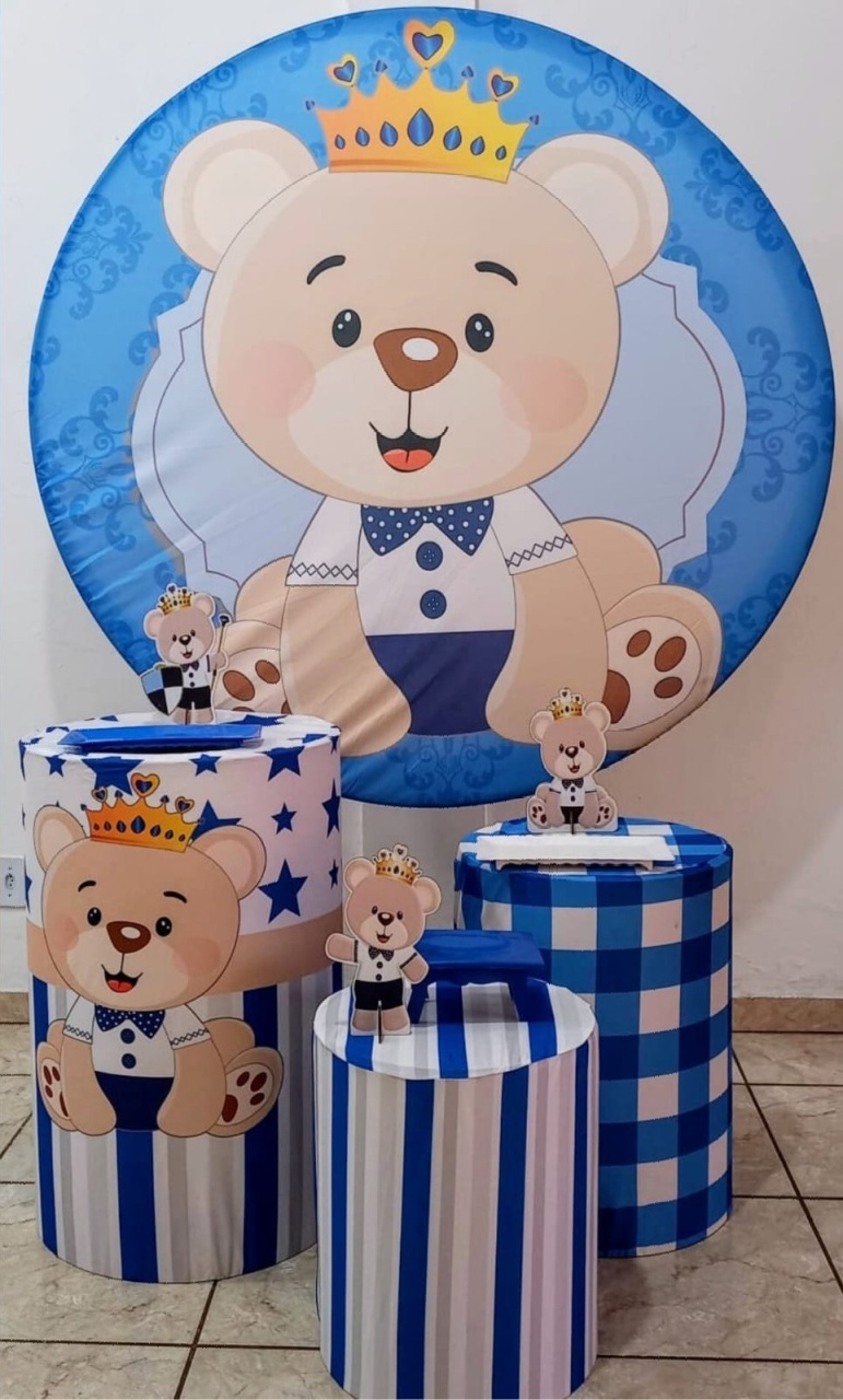 Kit Essencial Urso Principe - CARLA CHIESA FESTAS
