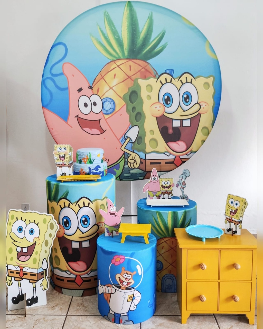 Kit Diamante Bob Esponja - CARLA CHIESA FESTAS