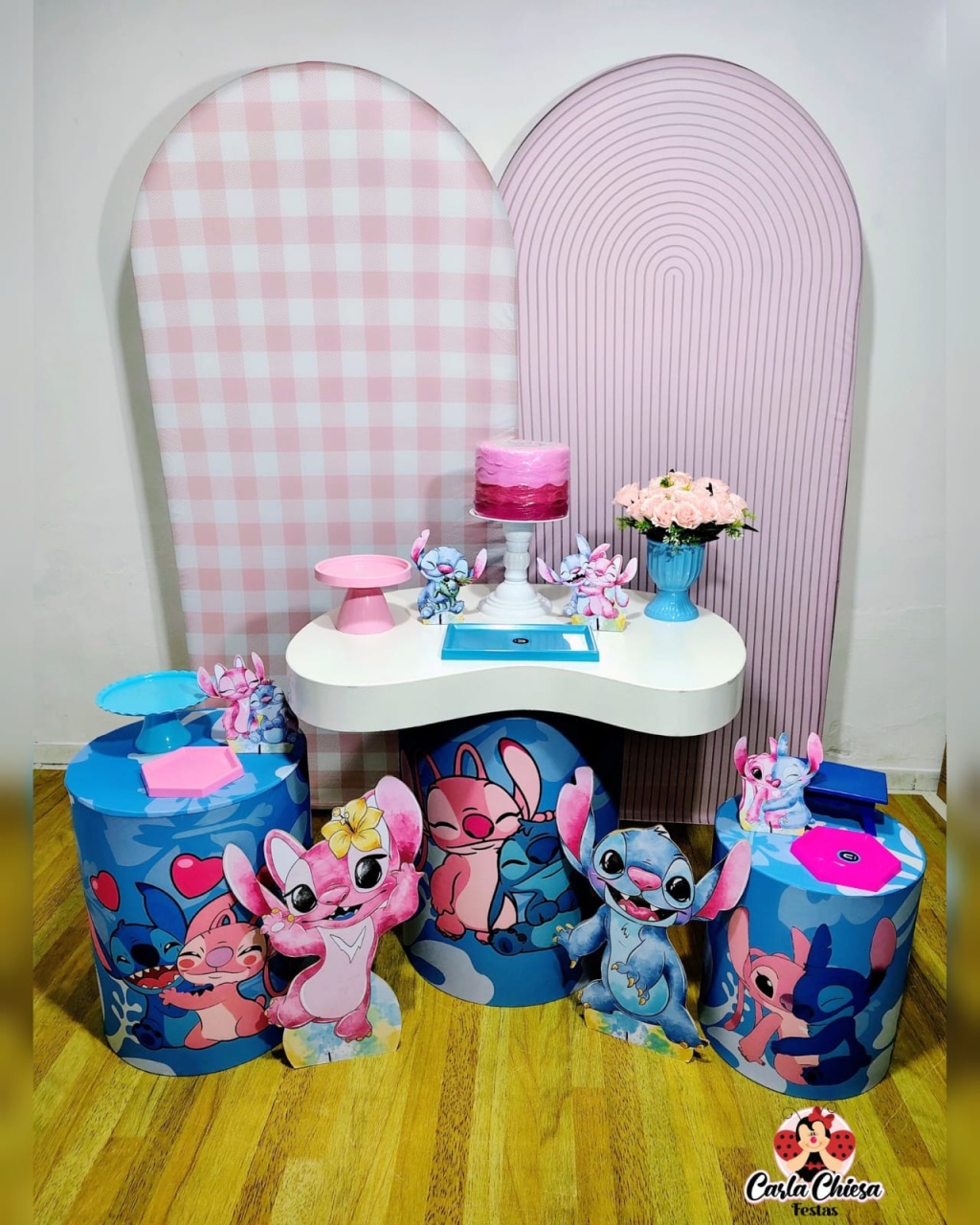Linha Organica Stitch E Angel - CARLA CHIESA FESTAS