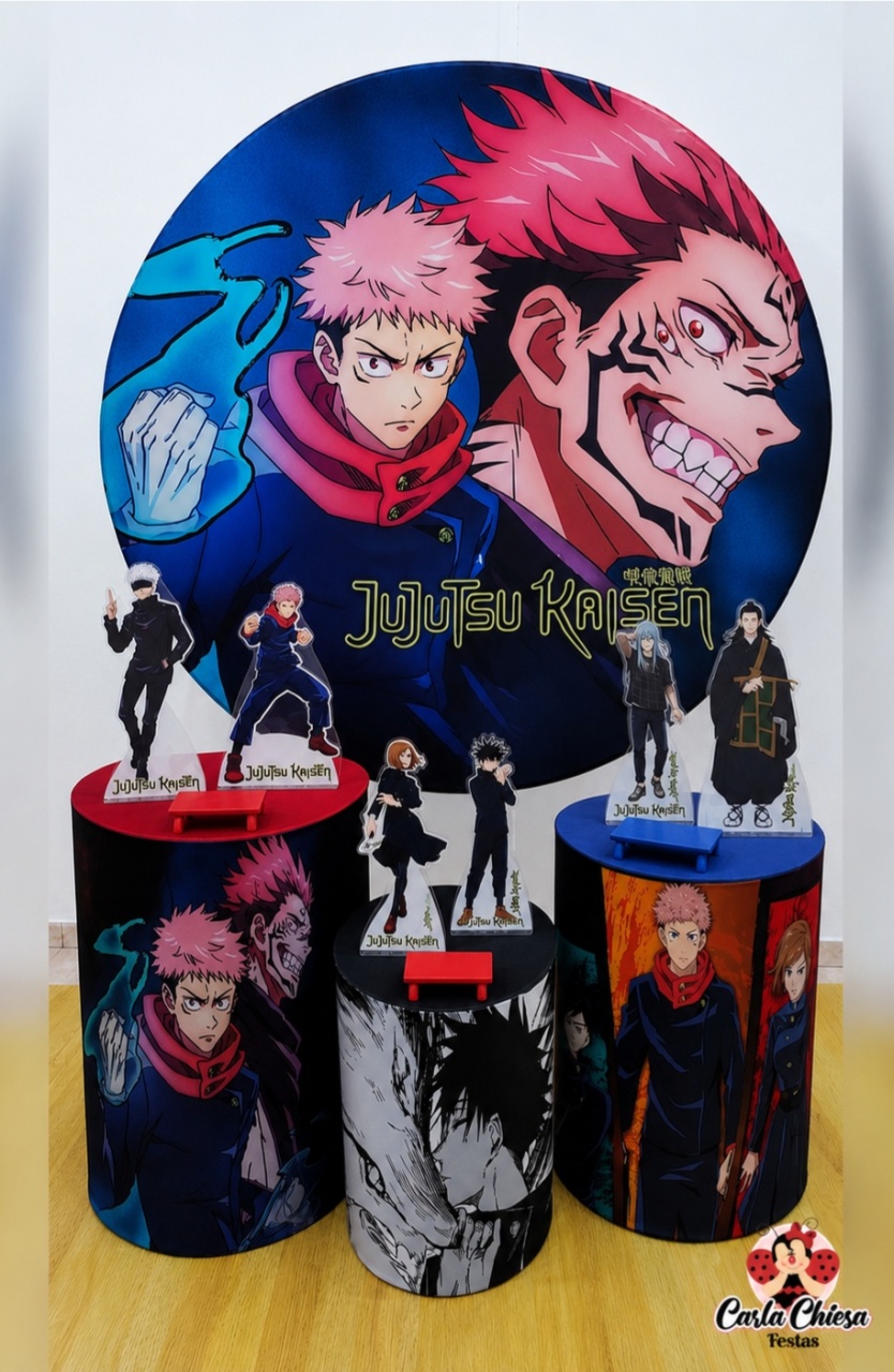 Kit Prata Jujutsu Kaisen 2 - CARLA CHIESA FESTAS