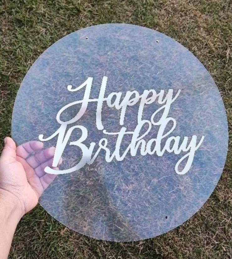 Placa Acrílica Personalizada  - CARLA CHIESA FESTAS
