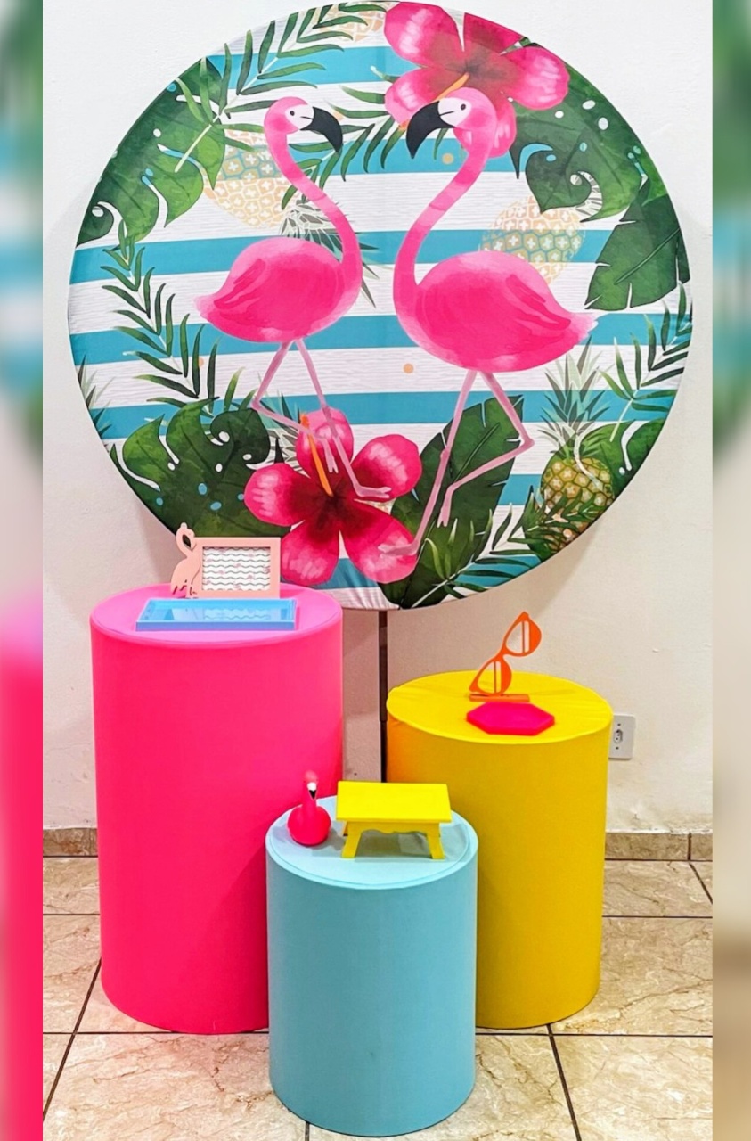 Kit Prata Flamingo  - CARLA CHIESA FESTAS