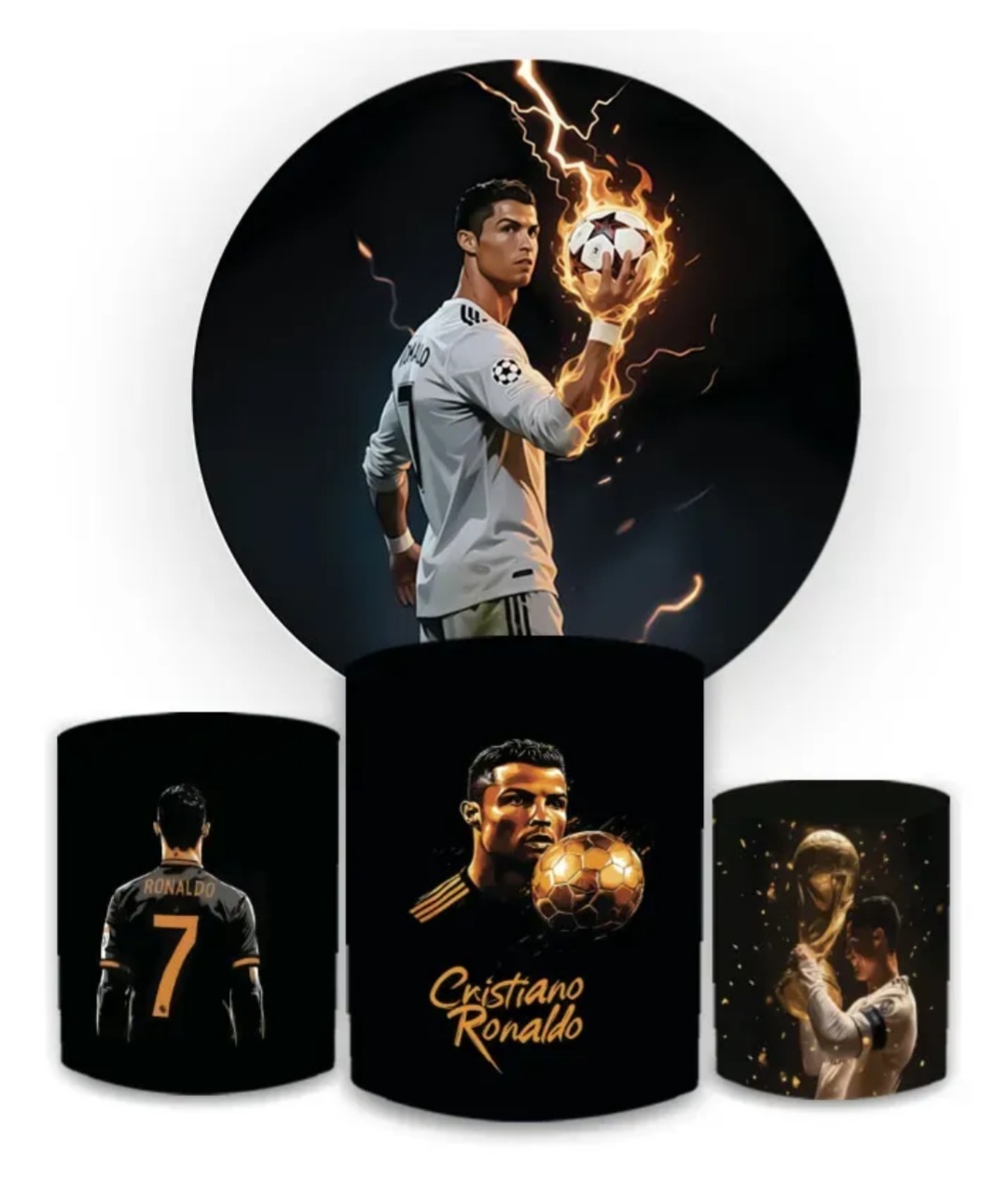 Kit Prata Cristiano Ronaldo - CARLA CHIESA FESTAS