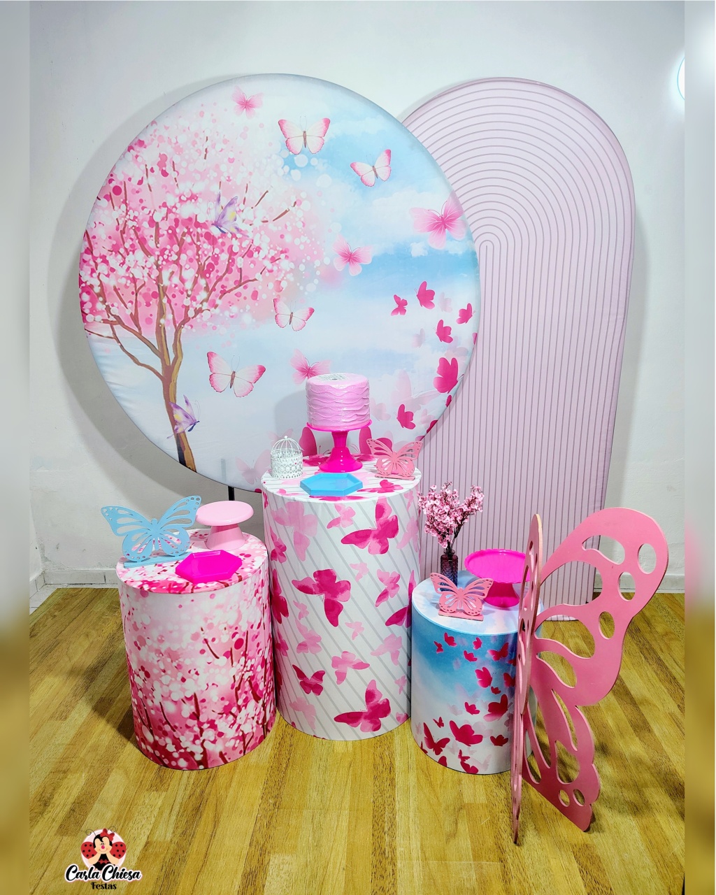 Kit Queridinho Jardim Floral Cerejeira - CARLA CHIESA FESTAS
