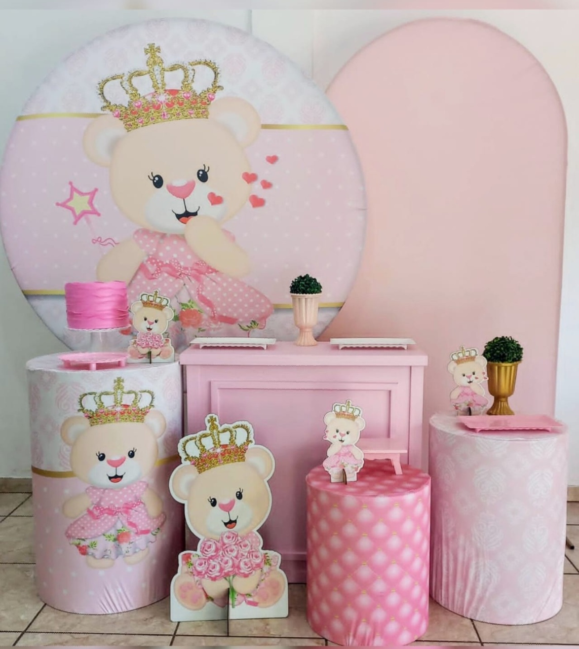 Kit Esmeralda Ursa Princesa  - CARLA CHIESA FESTAS