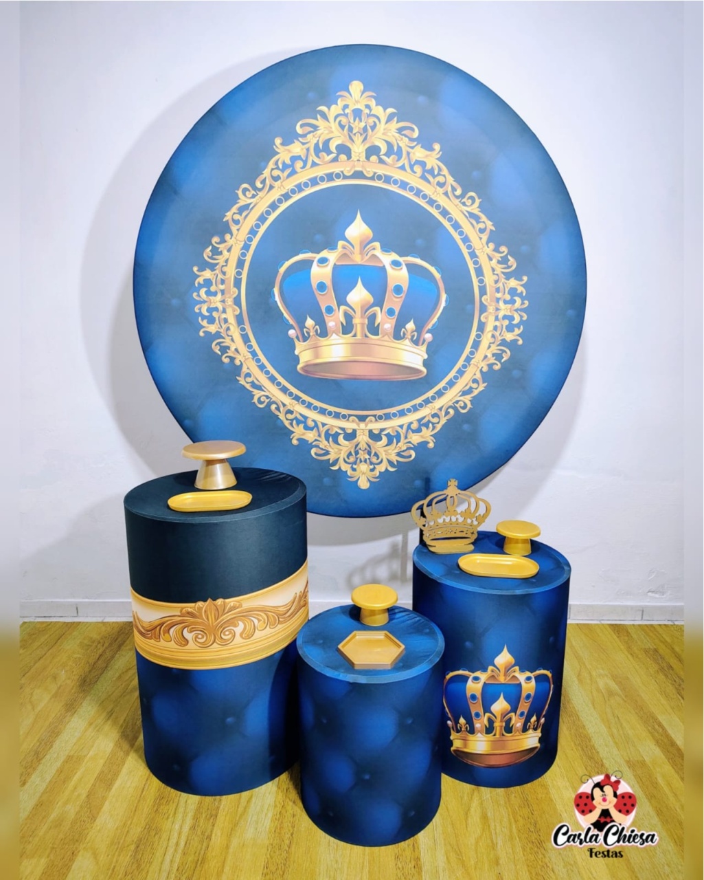 Kit Essencial Realeza Azul - CARLA CHIESA FESTAS