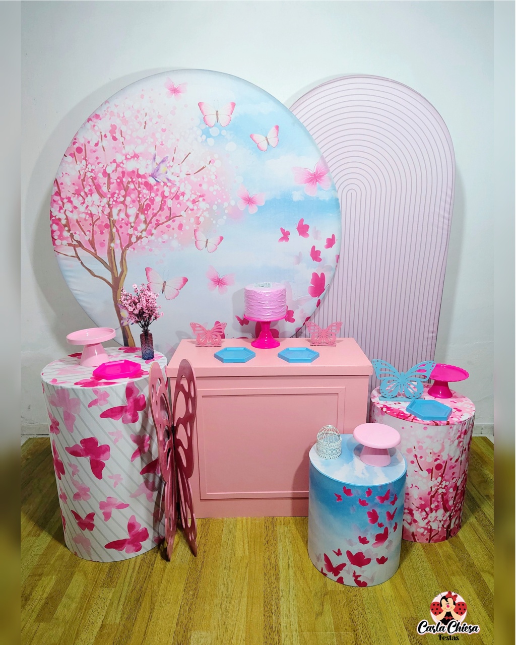 Kit Premium Jardim Floral Cerejeira - CARLA CHIESA FESTAS