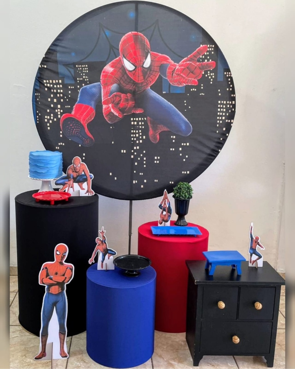 Kit Diamante Homem Aranha  - CARLA CHIESA FESTAS