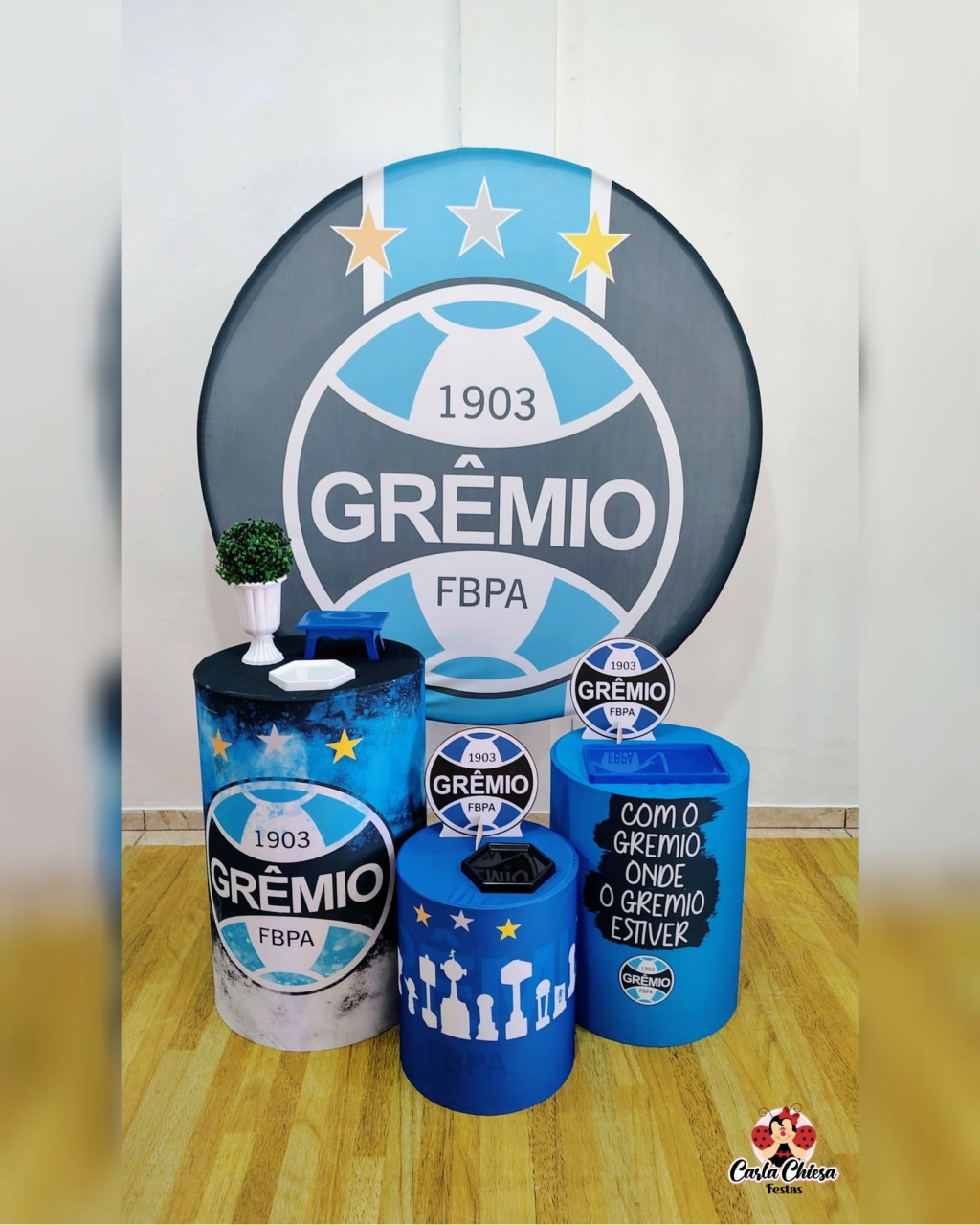 Kit Prata Grêmio  - CARLA CHIESA FESTAS