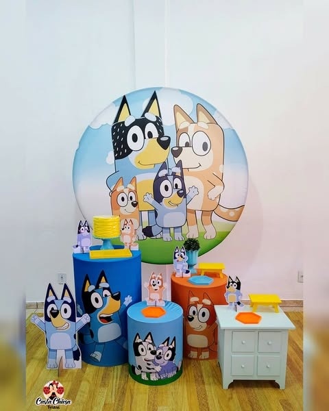 Kit Diamante Bluey - CARLA CHIESA FESTAS