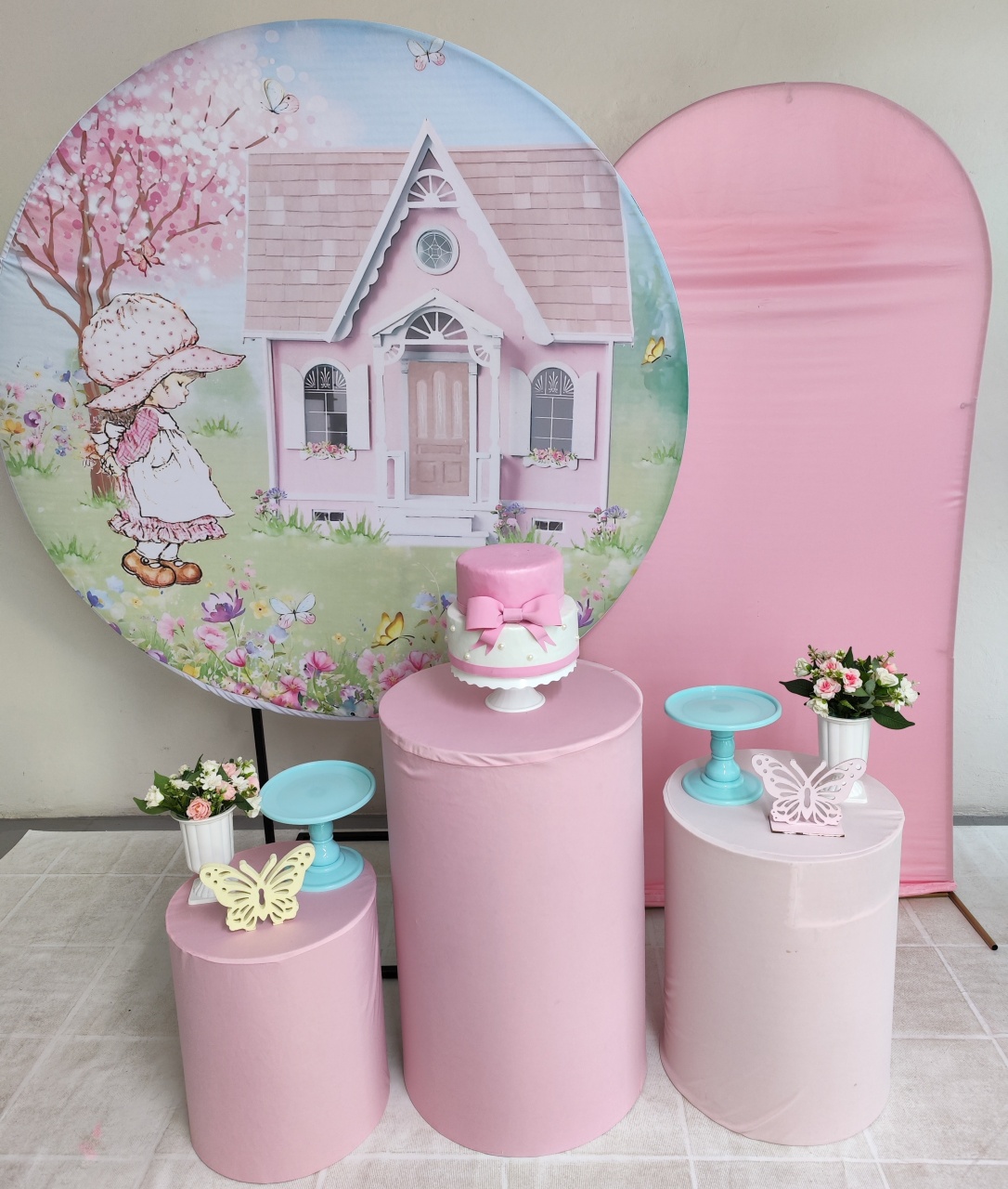Kit Boneca Casinha Opção Plus - Elisete Festas Kit Pegue e Monte