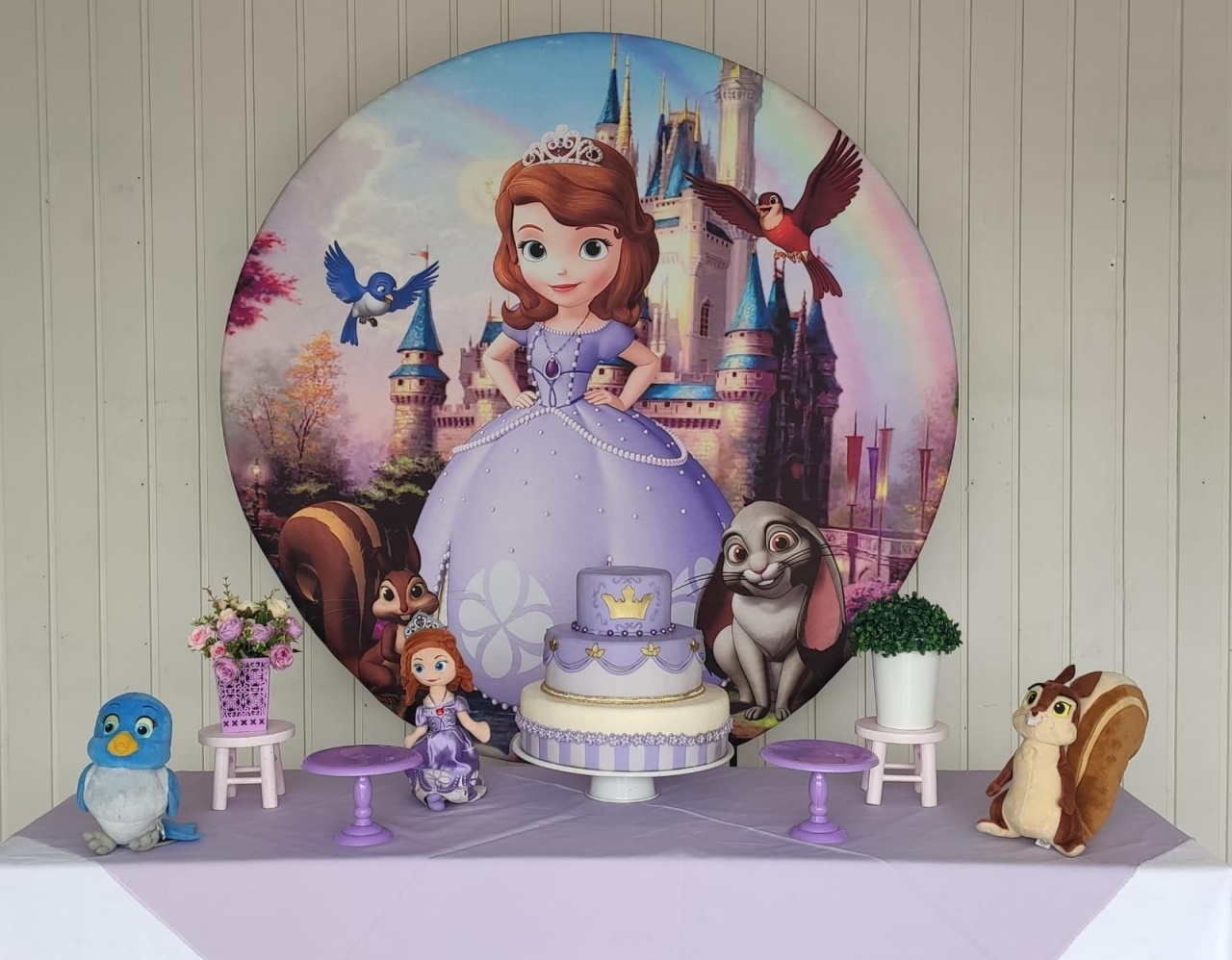 Kit Princesa Sofia - Opção 1 - Elisete Festas Kit Pegue e Monte