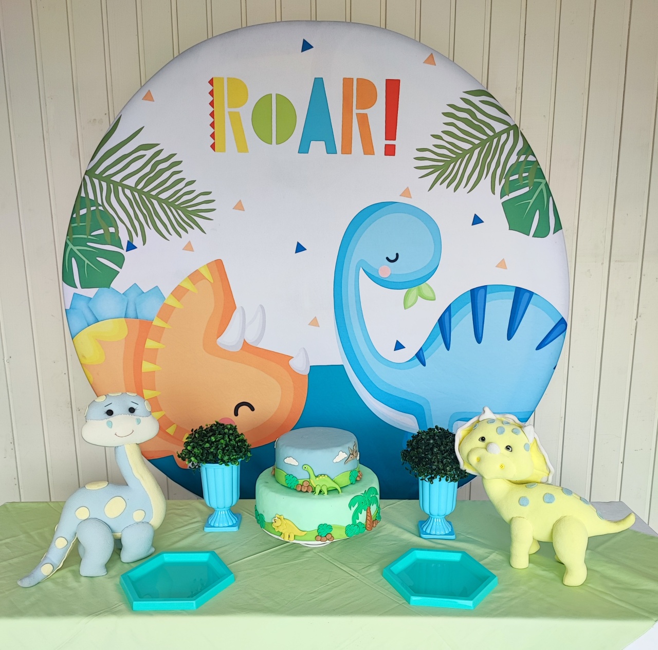 Kit Dino Baby - Opção 1  - Elisete Festas Kit Pegue e Monte