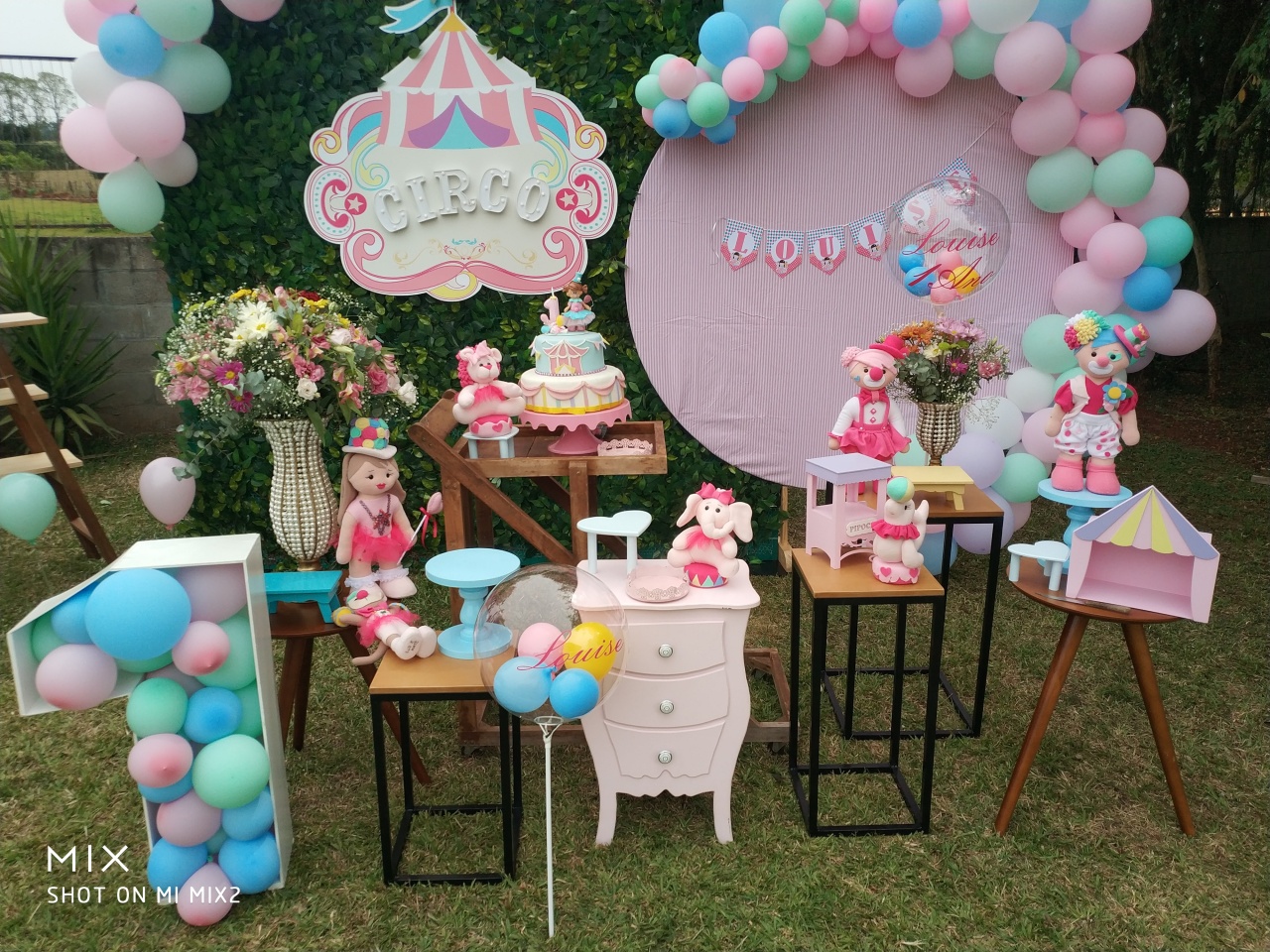 Montagem  Circo Rosa  - Elisete Festas Kit Pegue e Monte