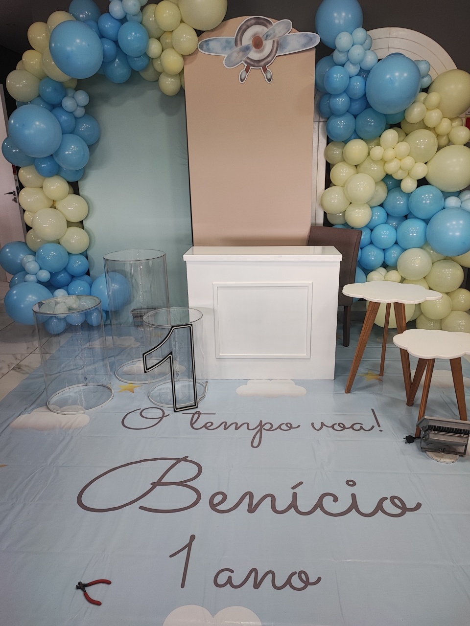 Montagem O Tempo Voa - Elisete Festas Kit Pegue e Monte