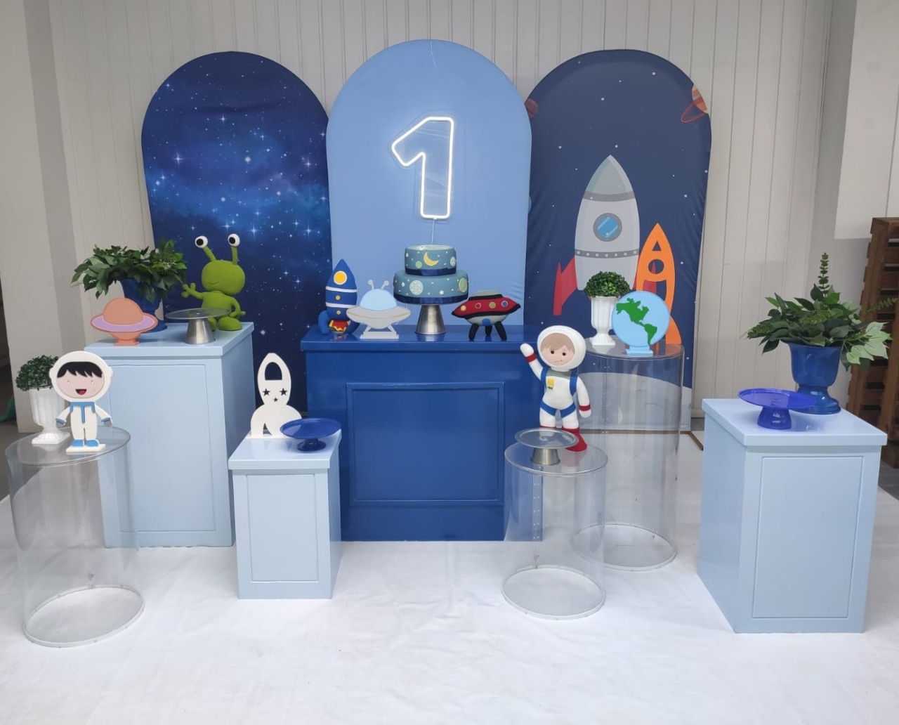Kit Astronauta - Opção Big  - Elisete Festas Kit Pegue e Monte