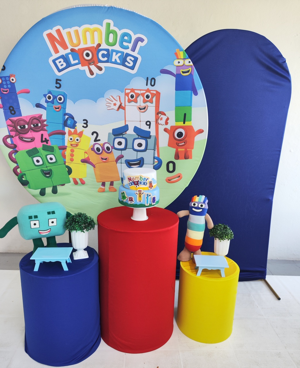 Kit Numberblock Opção Plus  - Elisete Festas Kit Pegue e Monte