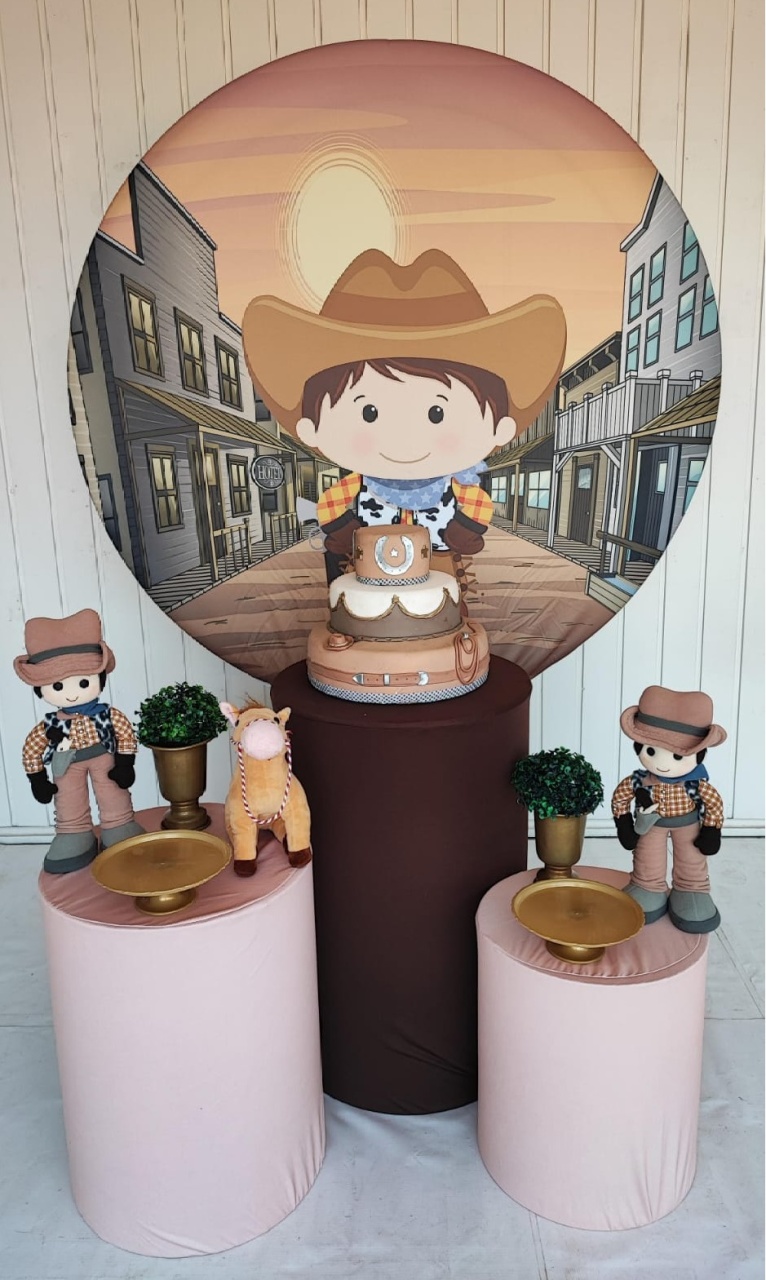 Kit Cowboy Menino - Opção 2 - Elisete Festas Kit Pegue e Monte