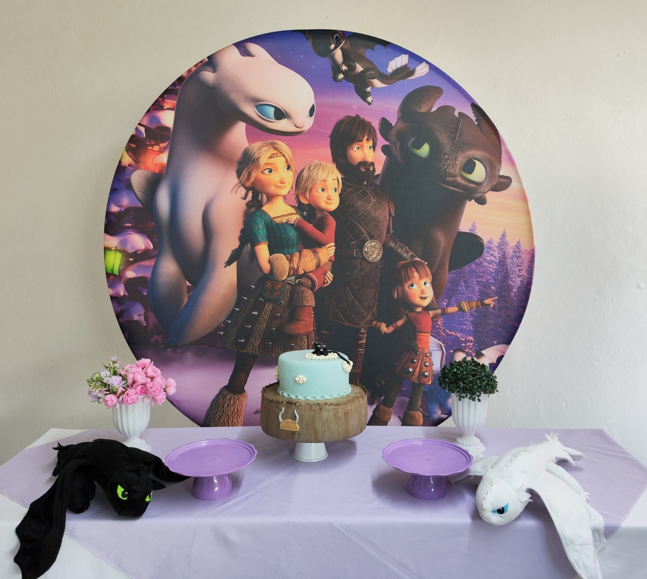Kit Como Treinar Seu Dragão Menina Opção 1 - Elisete Festas Kit Pegue e Monte