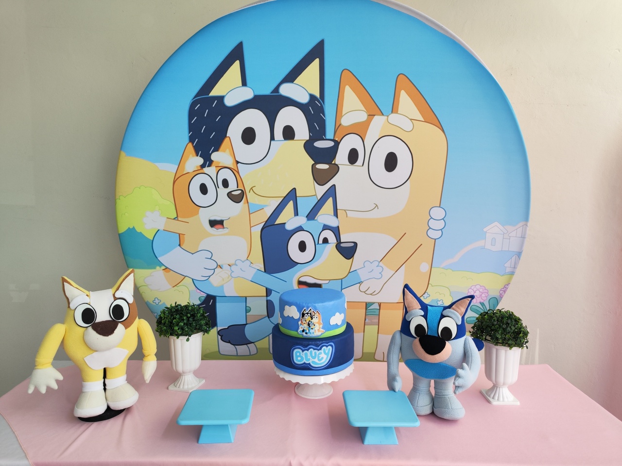 Kit Bluey E Bingo( Opçao 1) - Elisete Festas Kit Pegue e Monte